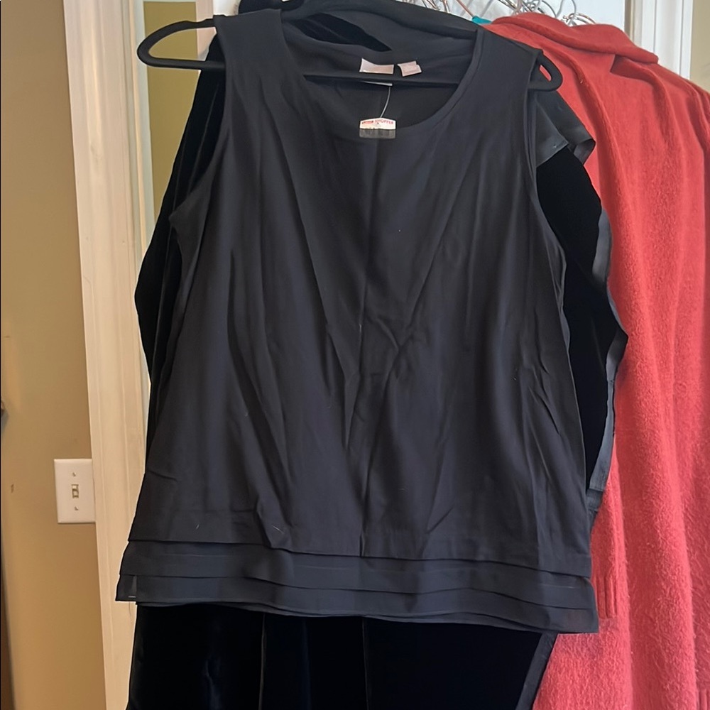 Chico’s Black Sleeveless Women's Top